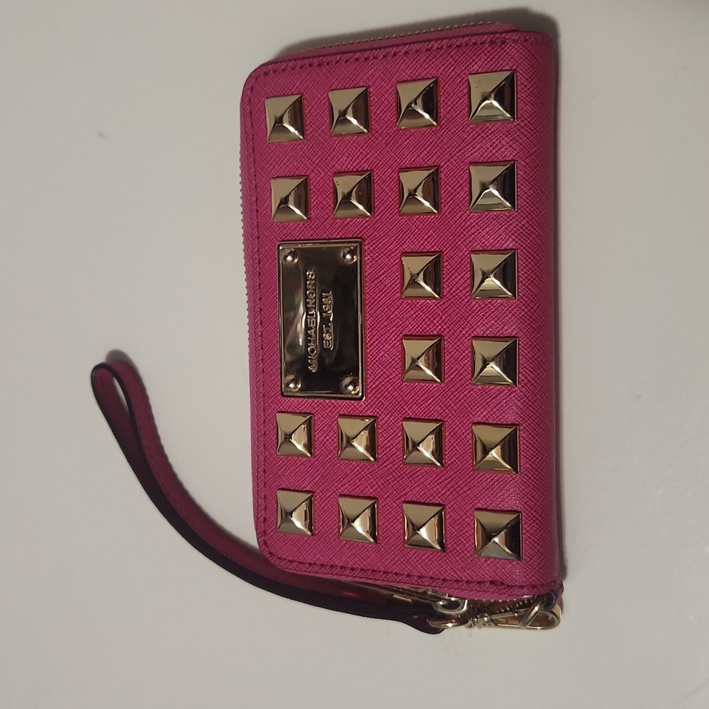 Michael Kors wallet with wrist strap